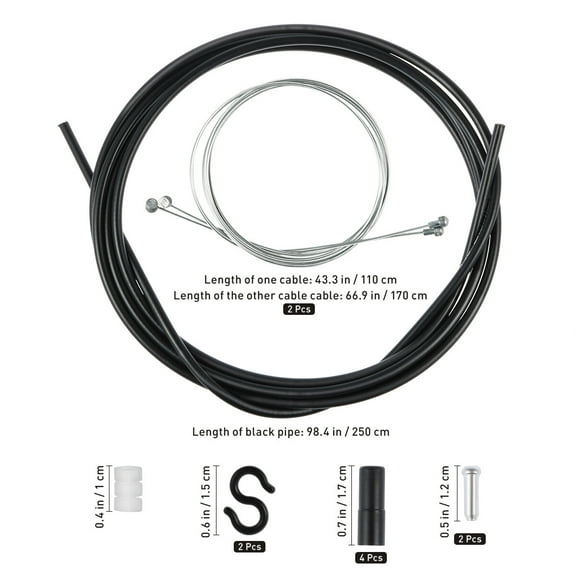 SWETRACE Universal Bike Brake Cable Set Metal Plastic 1 Set