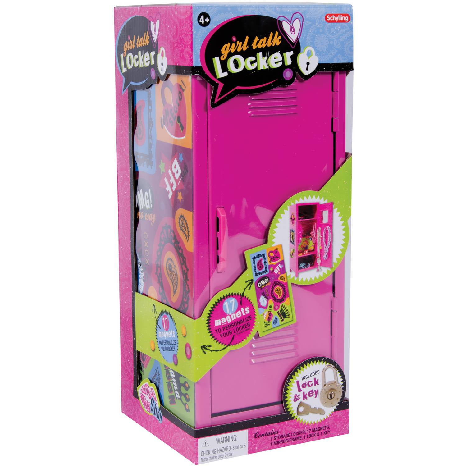 Schylling Girl Talk Locker with Magnets 