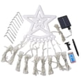thumbnail image 1 of Kearding Star Yard IP65 impermeable cascada decoración LED lámpara DIY interior hogar noche iluminación para decoración de Kits de decoración para fiestas Luz fría sin enchufe, 1 of 6