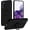 Black, variant on for Samsung Galaxy S20 Plus 5G Phone Case, Ring Stand [360° Rotatable Ring Holder Magnetic Kickstand], with Full Camera Cover Protection, Silicone Slim Protective Phone Case (Black)