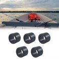 thumbnail image 2 of 5 pcs Fishing Rod Holder Tube Insert Protector Accessories Black, 2 of 5