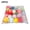 A, variant on Cat Pom Pom Balls, 10 Pack Fuzzy Cat Toys – 1.2 Inch Multicolor Interactive Balls for Exercise, Entertainment, Indoor Play