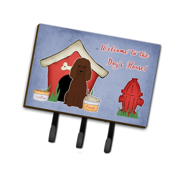 Dog House Collection Irish Water Spaniel Leash or Key Holder