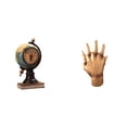 thumbnail image 1 of Reloj de mesa con figura moderna de , escultura de mano, adorno coleccionable para escritorio, dormitorio, estante, oficina, decoración par, 1 of 8