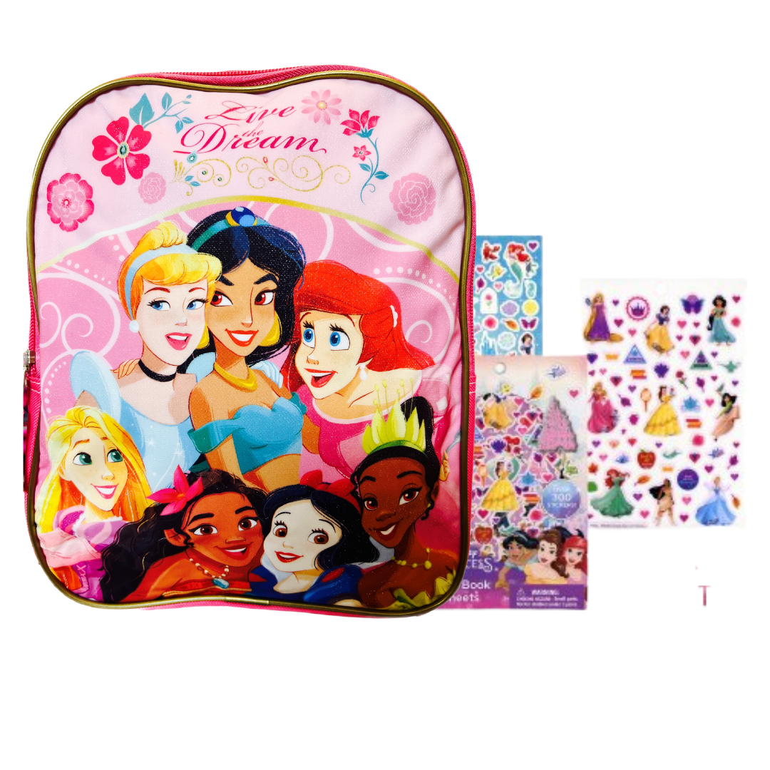 Disney Princess 'Live the Dream' Girls Small Mini 11' Backpack