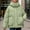 Green, variant on Fnooota Womens Puffer Jacket, Hooded Windprrof Warm Full Zip Winter Coats Outerwear Khaki Size 2XL