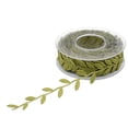 thumbnail image 1 of Langgg 15m Ribbon DIY Craft Wedding Party Baby Shower Decoration Garland Wreath Making Leaves Trim Ribbon green, 1 of 6