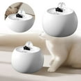 thumbnail image 2 of Automatic Pet Water Fountain - 1L/34oz Motion-Activated Drinking Fountain for Cats & Small Dogs - Multi-Layer Filter System - Indoor/Outdoor Water Dispenser Bowl, 2 of 5