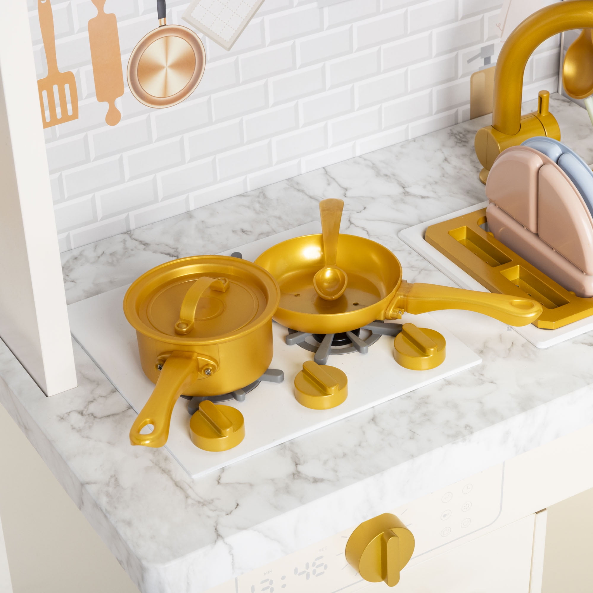 My Sweet Love Wooden Kitchen Play Set for Child Ages 3+