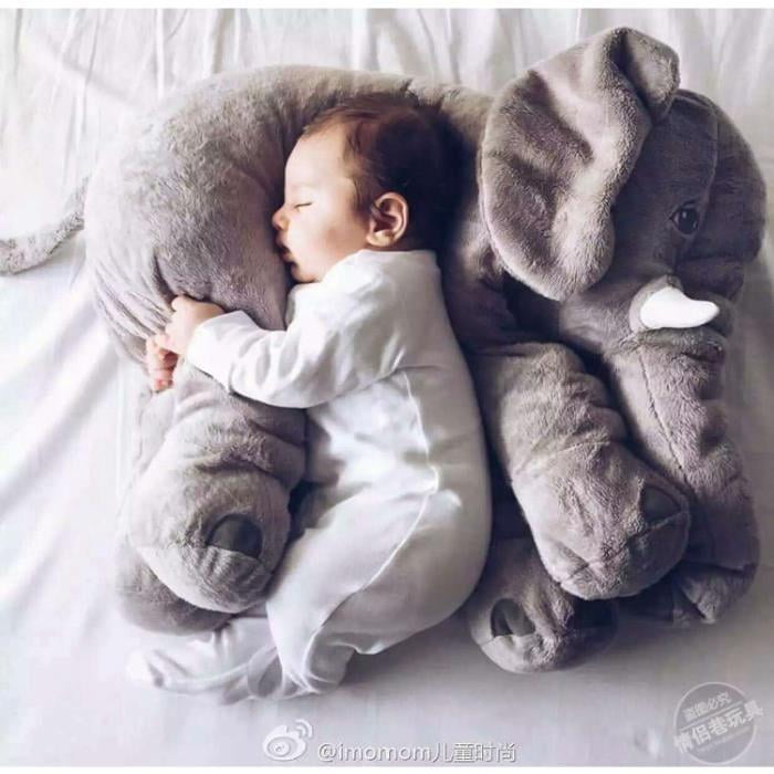 NEW Stuffed Animal Cushion Kids Baby Sleeping Soft Pillow Toy Plush Elephant USA 