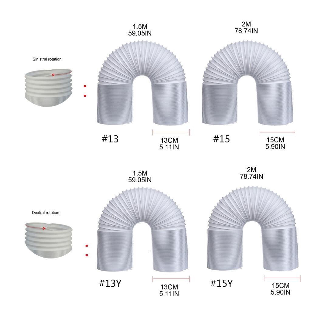 Exhaust Pipe Flexible Exhaust Hoses Duct for Room