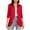 Red, variant on LYXSSBYX Cardigans for Women Women's 3/4 Sleeve Fashion Casual Comfortable Color Cardigan Blouse