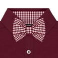 thumbnail image 3 of Creative Knitwear Infant and Toddler Long Sleeve Button Down Dress Shirt- Maroon- Sizes 12M - 4T, 3 of 6