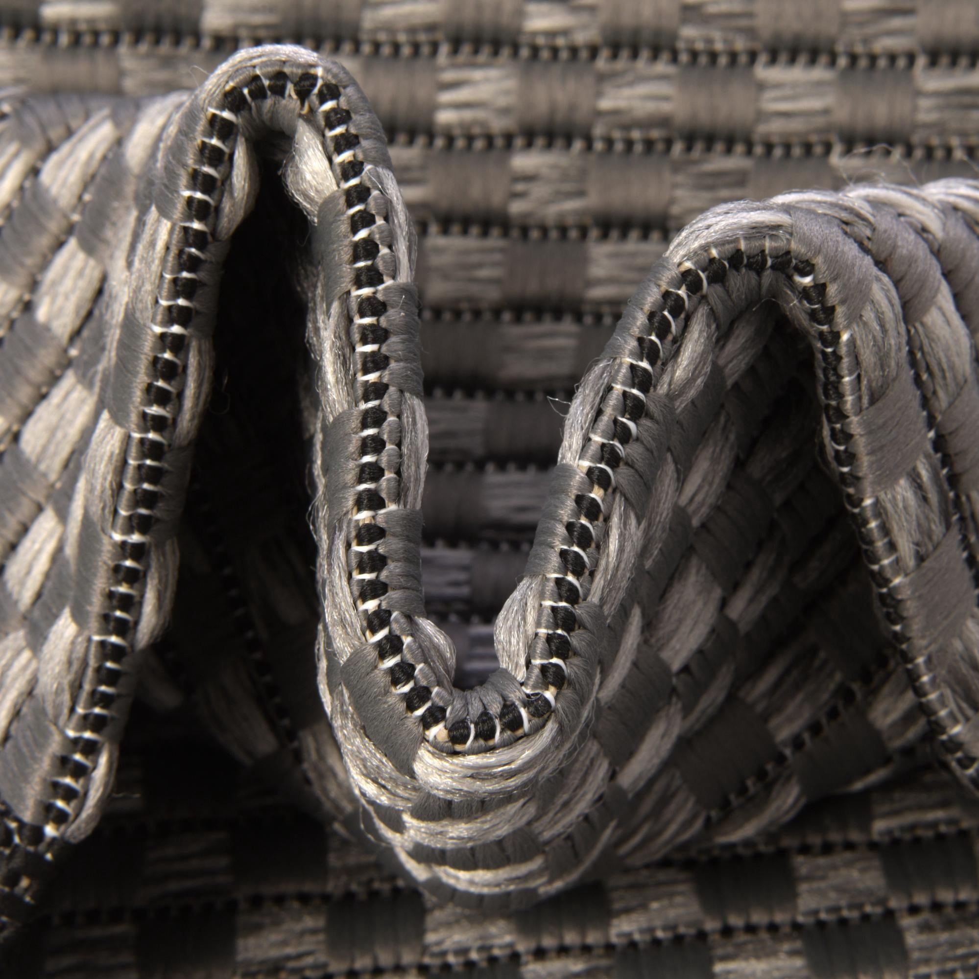 Unique Loom Outdoor Border Collection Area Rug - Multi Border (7' x 10' Rectangle Gray/Black)