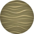 thumbnail image 1 of Ahgly Company Indoor Round Patterned Red Dirt Brown Area Rugs, 5' Round, 1 of 6