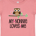 thumbnail image 4 of Inktastic My Nonnie Loves Me Grandchild Girls Baby T-Shirt, 4 of 5