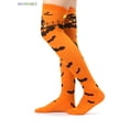 thumbnail image 5 of BadPiggies Halloween Thigh High Long Stockings Spider Pumpkin Bat Bone Over Knee Socks for Cosplay Party, 5 of 9