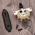 thumbnail image 4 of SHOWERORO 1Jgo De Interruptor 5 Vías Para Guitarra Eléctrica De Aleación Plateada, 4 of 8