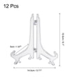 thumbnail image 2 of Soportes para Platos de Acrílico de 6" Uxcell para Soporte de Exhibición de Platos Transparente 12Pcs, 2 of 6