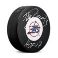 thumbnail image 1 of Teemu Selanne Rondelle à Logo Vintage des Jets de Winnipeg Signée avec Note HOF, 1 of 2
