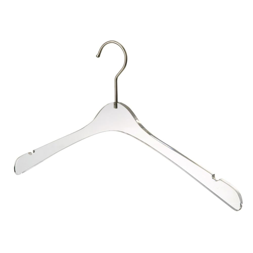 YBM Home Quality Acrylic Clear Hangers Made of Clear Acrylic for a