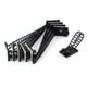 thumbnail image 1 of 10 Piezas de Clips de Cable con Respaldo Autoadhesivo de Alambre Negro, Montaje Fijo Ajustable, 1 of 2