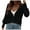 Black, variant on Lilgiuy Women Casual Solid Knitting Buttons Hollow Out Long Sleeve V-Neck Sweaters Tops,Pink,S 2022 Fall Winter