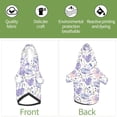 thumbnail image 6 of KLL Lavender Flowers for Basic Dog Hoodie - Pet Hoodie Sweater with Leash Hole - Cute Dog Sweatshirt - Pet Clothes Hooded Sweatshirt for Dog & Cat -X-Large, 6 of 8