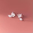 thumbnail image 5 of K-KED 925 Sterling Silver Crystal Butterfly Stud Earrings / Studs / CZ / Earrings-Gold, 5 of 7