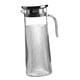thumbnail image 1 of Jarra de bebidas, jarra de jugo, jarra de agua y tapa para refrigerador con asa, transparente, caliente 1L, 1 of 7