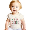 thumbnail image 3 of Big Sister Candy Cane Stripes Shirt for Girls Cute Festive Christmas Sibling Graphic Tee Natural Shirt Youth Medium, 3 of 5