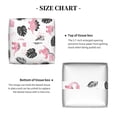 thumbnail image 5 of Logiee Tissue Box Cover 5X5X5'' PU Leather Tissue Holder Square Tissue Cube Box Organizer for Bathroom Vanity Countertop,Car,Night Stands,Office,Home,Kitchen (Cute Dinosaur), 5 of 8