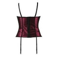 thumbnail image 4 of Corset Bustier à Lacets pour Femmes Style Court avec Ceinture Porte-Jarretelles, 4 of 5