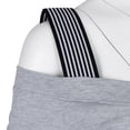 thumbnail image 4 of Vestido de mujer Sunnimix casual gris sólido cuello en V, 4 of 8