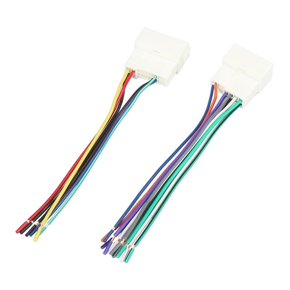 Unique Bargains 1set 70-7304 Car Stereo CD Player Wiring Harness Set Wire Radio Adapter for Hyundai Elantra