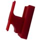 thumbnail image 4 of Soporte para caña de pescar, soporte horizontal y vertical, organizador profesional de pared para muelle, pared, furgoneta, kayak, garaje. Rojo, 4 of 8