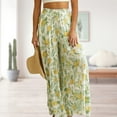 thumbnail image 4 of Printed Casual Pants Boho Style Ladies Oversized Pants Loose Fit Vacation Outfit, 4 of 7