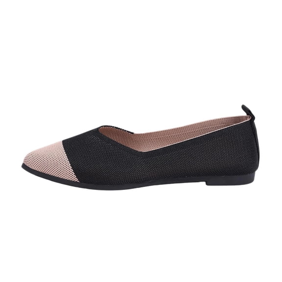 Versatile Womens Casual Sneakers Sleek Pointed Toe Everyday Comfort All Day Wear Lightweight On Flat Shoes