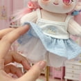 thumbnail image 3 of Kawaii Plushies Plush Student Doll 8 Inch Student Doll with Blue Plush Stuffed Animals Soft Stuffed Doll for Collectors and Gifting Single Pack, 3 of 6