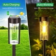 thumbnail image 4 of 6 Pack Solar Lights Outdoor, IP65 Waterproof Auto On/Off Solar Landscape Path Lights Outdoor Solar Garden Lights for Yard Patio Lawn Walkway Driveway, 4 of 7