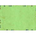 thumbnail image 1 of Ahgly Company Machine Washable Indoor Rectangle Abstract Turquoise Blue Modern Area Rugs, 8' x 12', 1 of 4