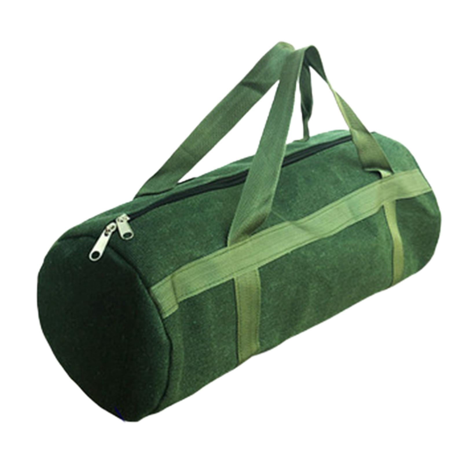 Colaxi Canvas Tool Bag Tool Organizer Bag Wide Mouth Pouch Carrying Case Thick Heavy Duty Tools Case Tool Tote for Worker Woodworker 80x29cm