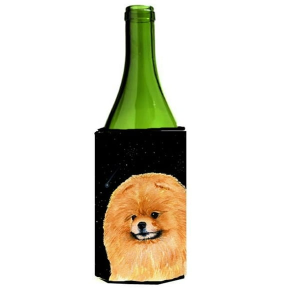 Starry Night Pomeranian Wine bottle sleeve Hugger - 24 oz.