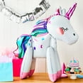thumbnail image 4 of 37" Multicolor Standing Air-Filled Unicorn Foil Balloon, by Way To Celebrate, 4 of 5