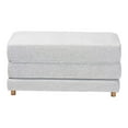 thumbnail image 4 of Baxton Studio Sabriel Modern Light Gray Fabric Convertible Sleeper Ottoman, 4 of 6