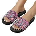thumbnail image 5 of GZHJMY Stylish Slides for Women Men, Cute Ditsy Flowers Soft Flexible Slip-on Sandals Slippers, 5 of 7