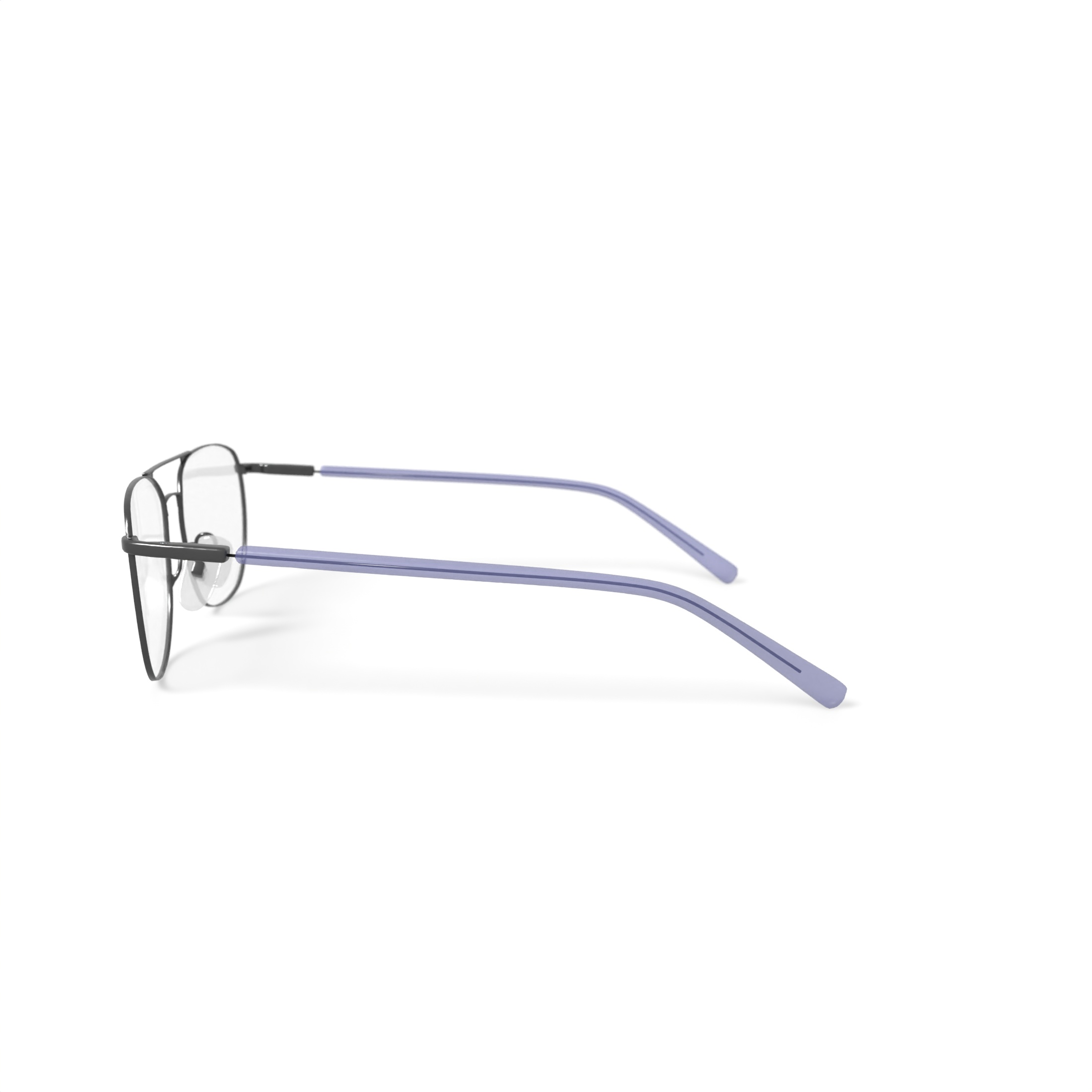 Walmart Men's MK09801 Square Prescription Eyeglasses with Case, Gray