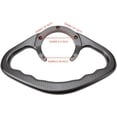 thumbnail image 3 of Poignée de Main pour Motocyclette Compatible avec Yamaha YZF-R7 YZF R7 2021-2024 Kawasaki Z800 Z1000 ZX6R 10R, Guidon de Réservoir avec Barre d'Appui, Accoudoir, Poignée d'Essence Noire., 3 of 6