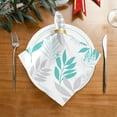 thumbnail image 2 of GZHJMY Leaves Branch Cloth Napkins Set of 4, Reusable Washable Polyester Dinner Napkins for Family, Restaurant, Wedding, Party Decor 20 x 20 Inch, 2 of 7