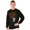 thumbnail image 5 of Ghost Under the Sheets Halloween Long Sleeve TShirt Men Women Brisco Brands S, 5 of 6